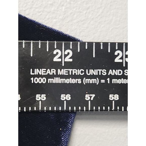 Ever Pretty Velvet Dress Women's 22 NWOT Blue Pink Ombre Sequin Stretch V Neck - Picture 7 of 11